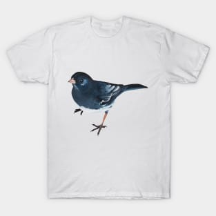 Dark-eyed Junco - bird painting (no background) T-Shirt